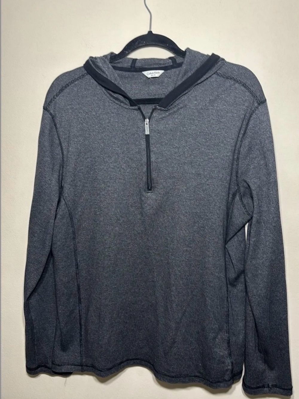 Calvin Klein Men's Gray Quarter Zip